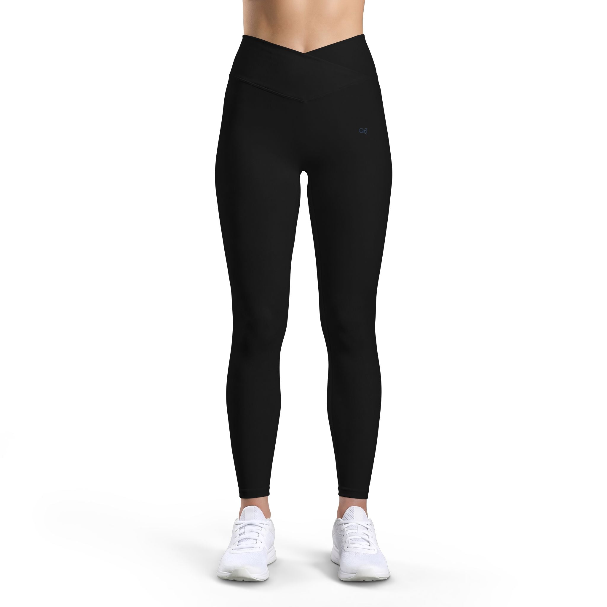 High-Waist V-Cut Performance Leggings - Fitness Core Luxe